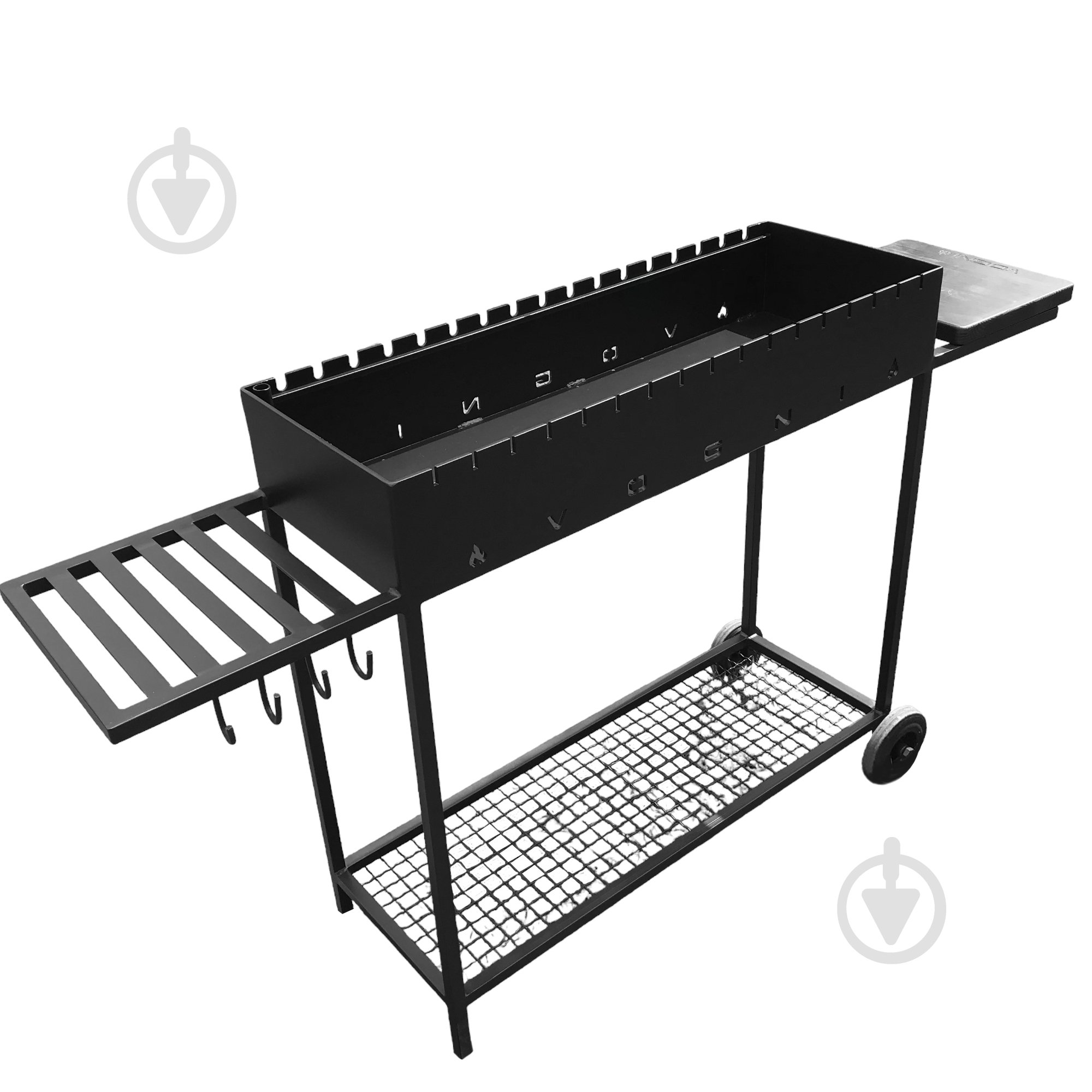 Мангал Vogni Home 900 сталь 5 мм (з решетка гриль,подставка под казан,кочерга,лопатка) - фото 1