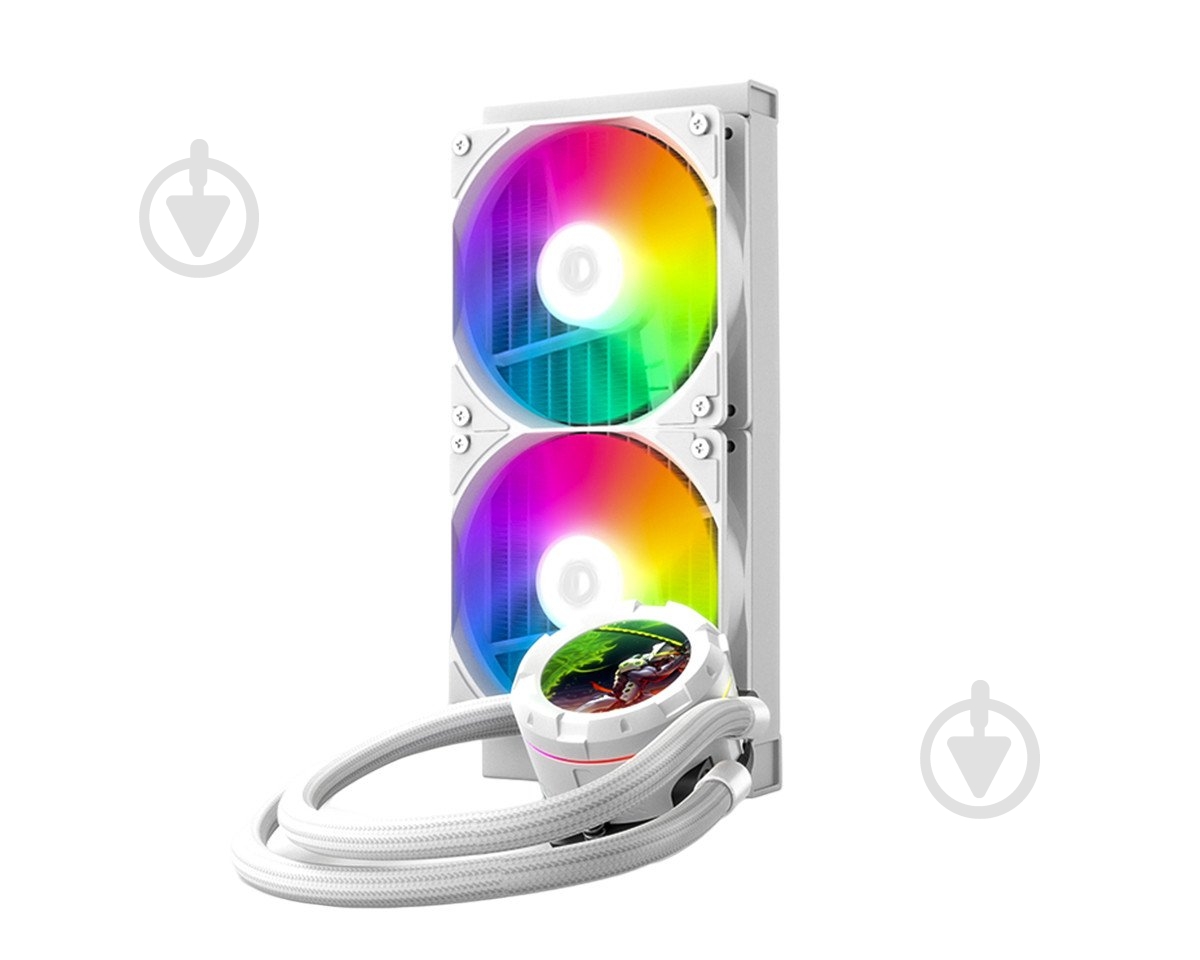 Система водного охлаждения ID-Cooling Space LCD SL240 XE White - фото 2