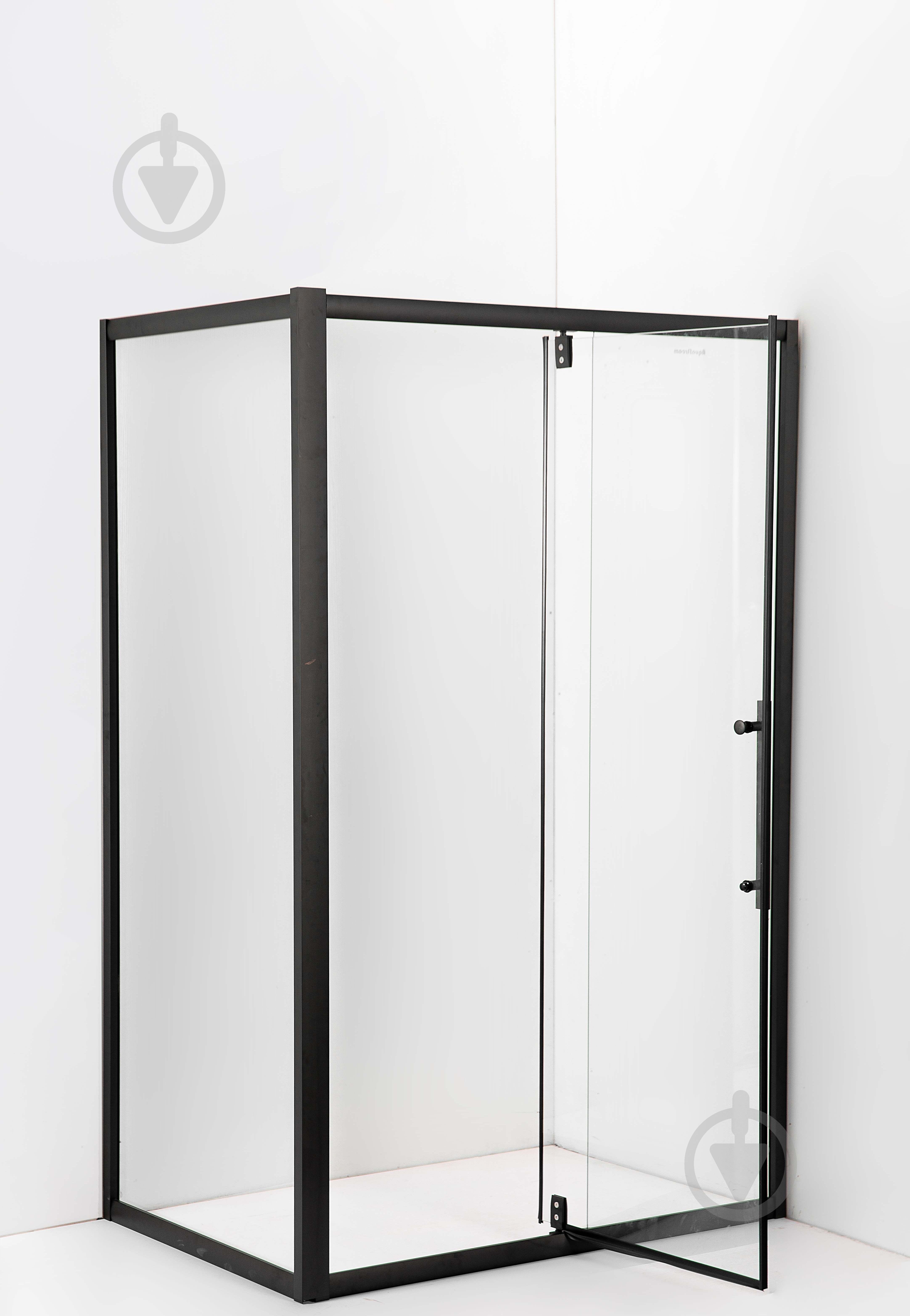 Душевая кабина AquaStream Ethos 100SR Swing ALL BLACKS - фото 4