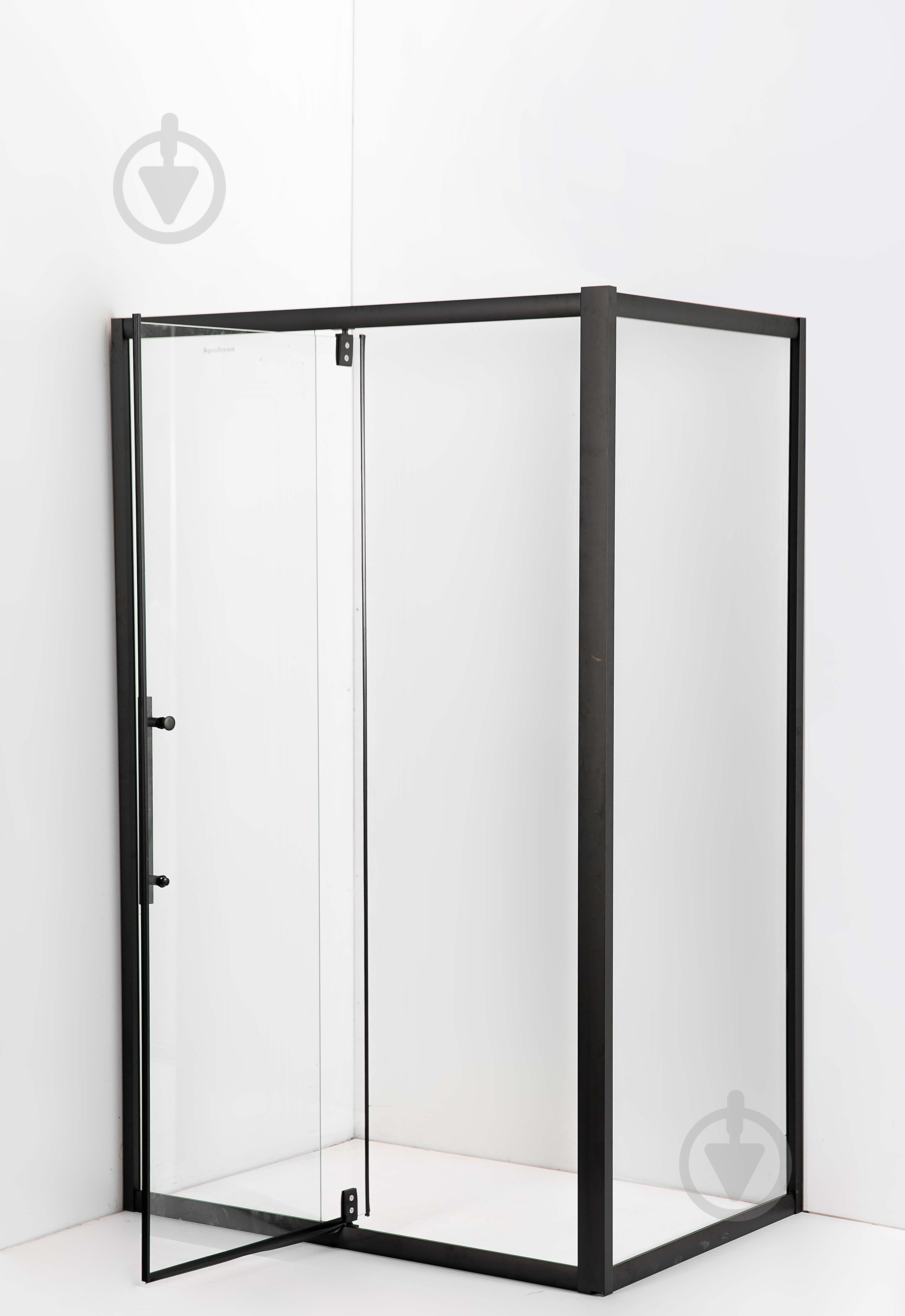 Душевая кабина AquaStream Ethos 100SR Swing ALL BLACKS - фото 2