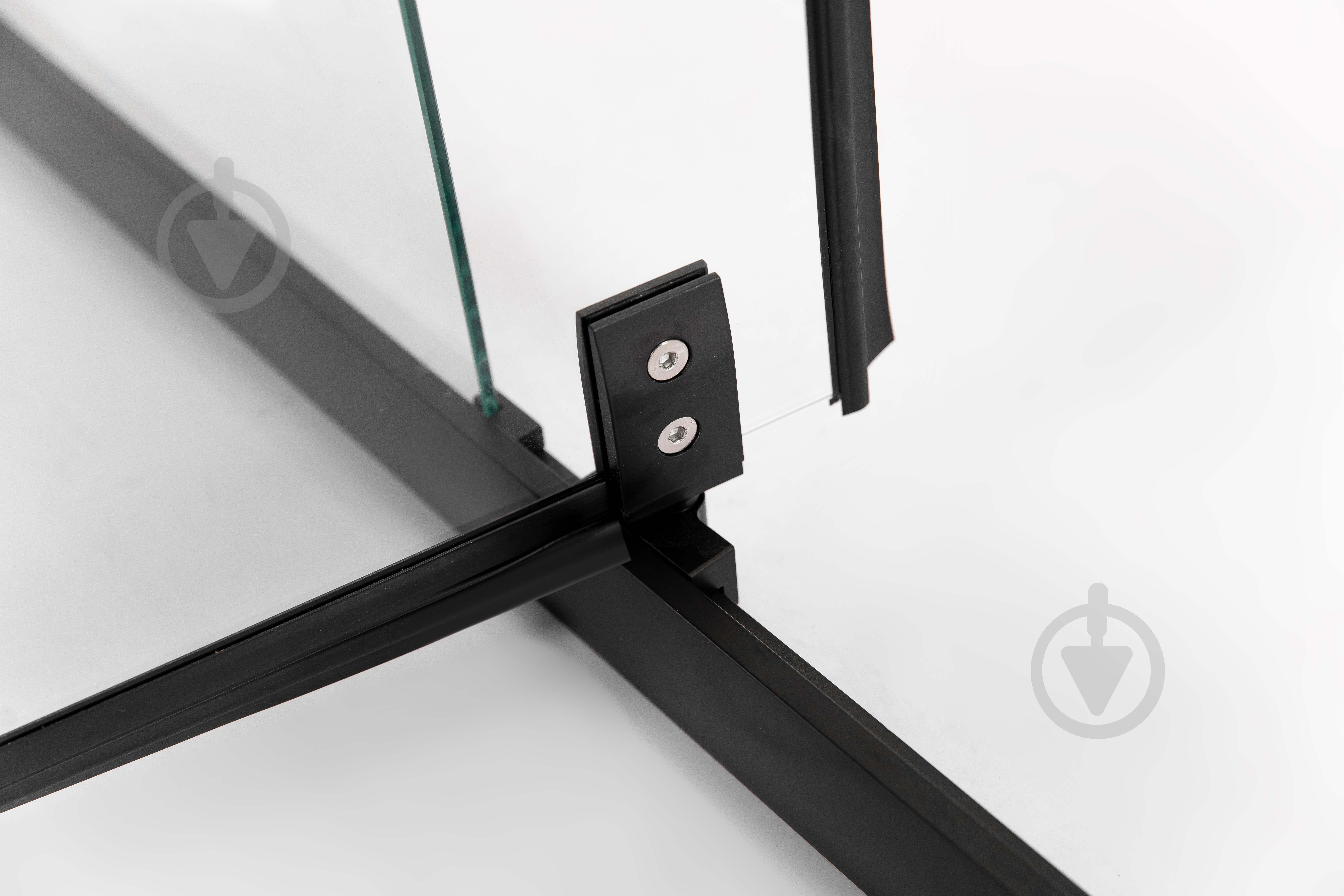 Душевая кабина AquaStream Ethos 100SR Swing ALL BLACKS - фото 10