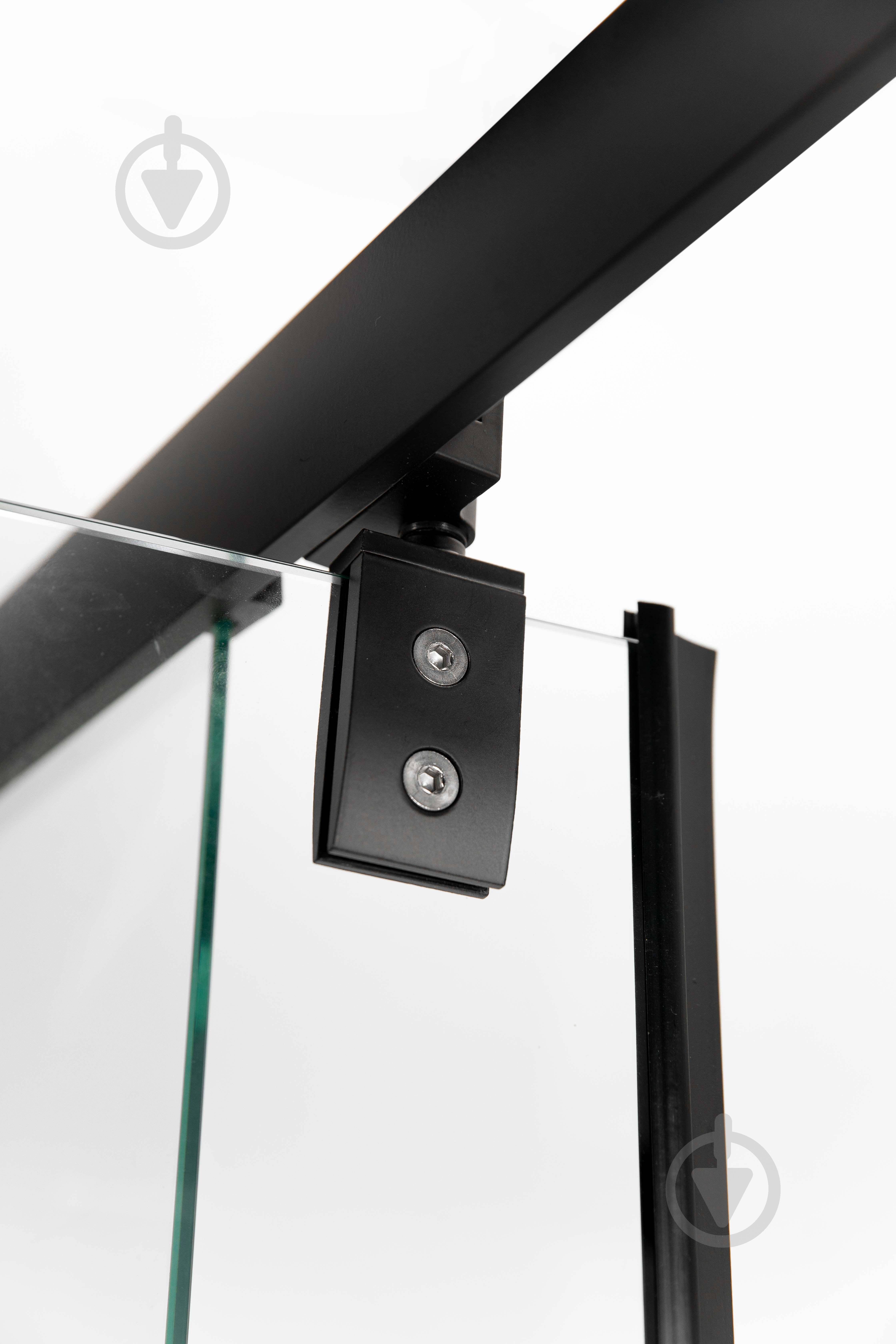 Душевая кабина AquaStream Ethos 100SR Swing ALL BLACKS - фото 8