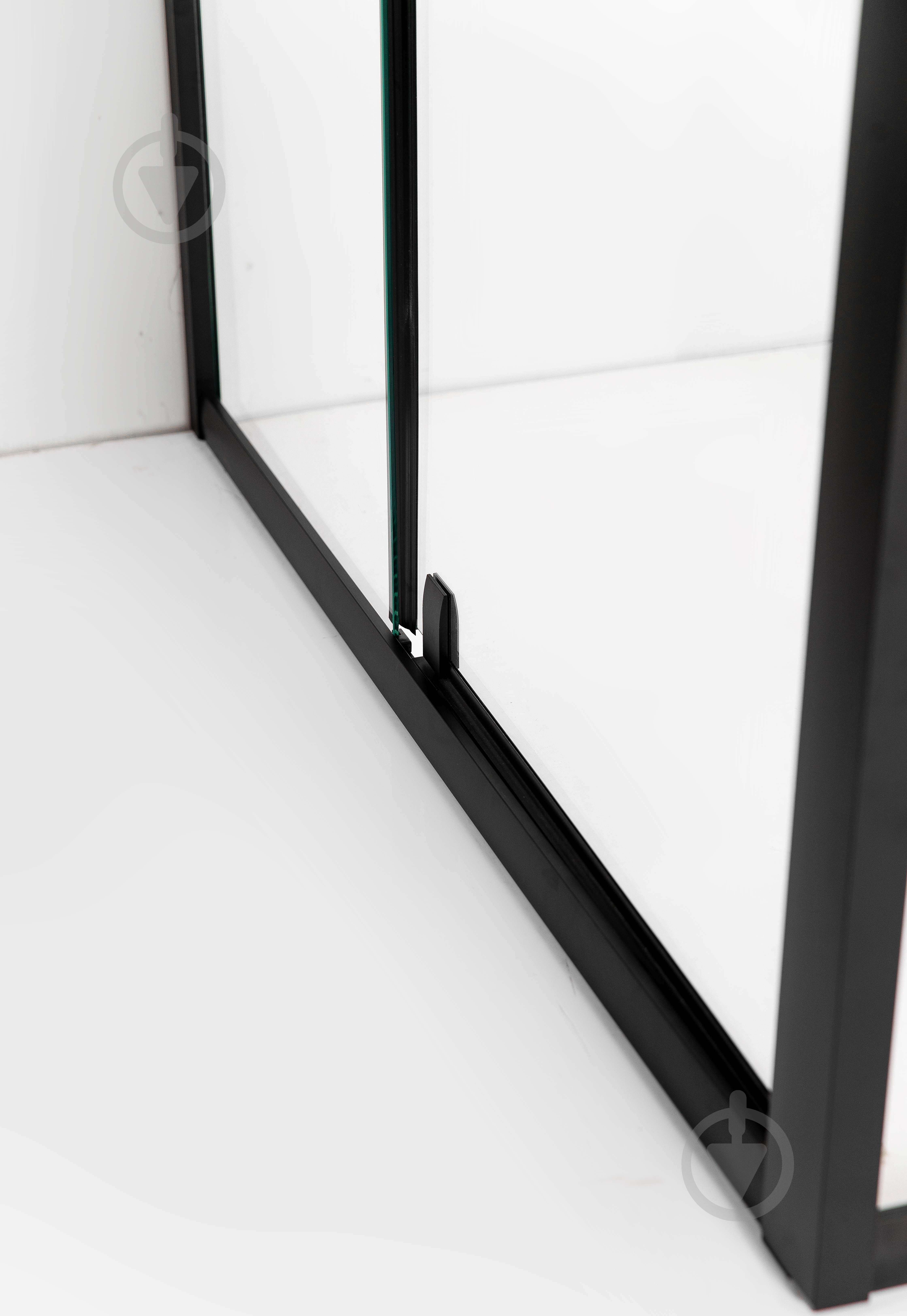 Душевая кабина AquaStream Ethos 100SR Swing ALL BLACKS - фото 7