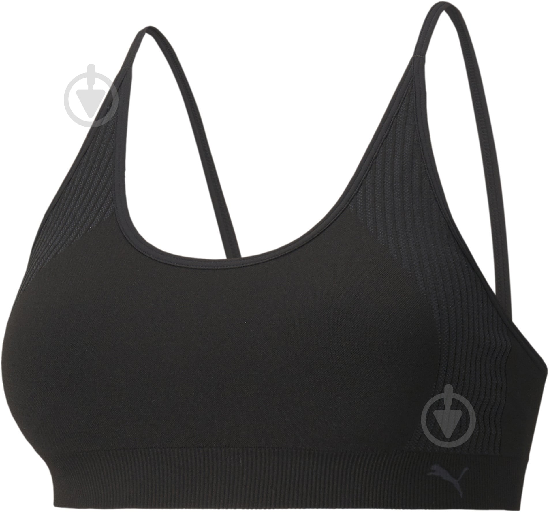 Бра Puma Strappy Seamless Bra 52107501 р.M чорний - фото 1