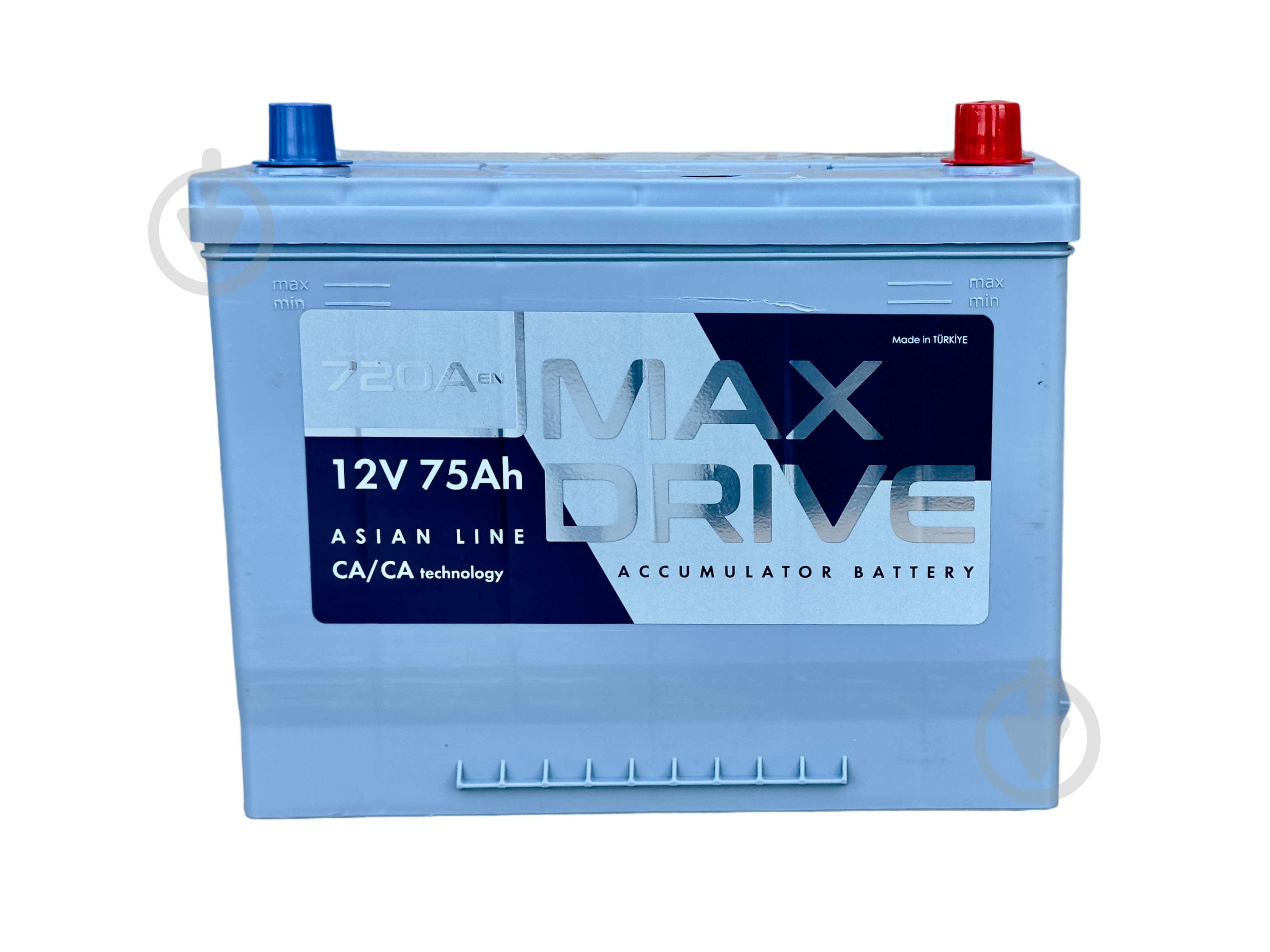 Акумулятор автомобільний MAX DRIVE 75Ah 720A 12V «+» праворуч - фото 2