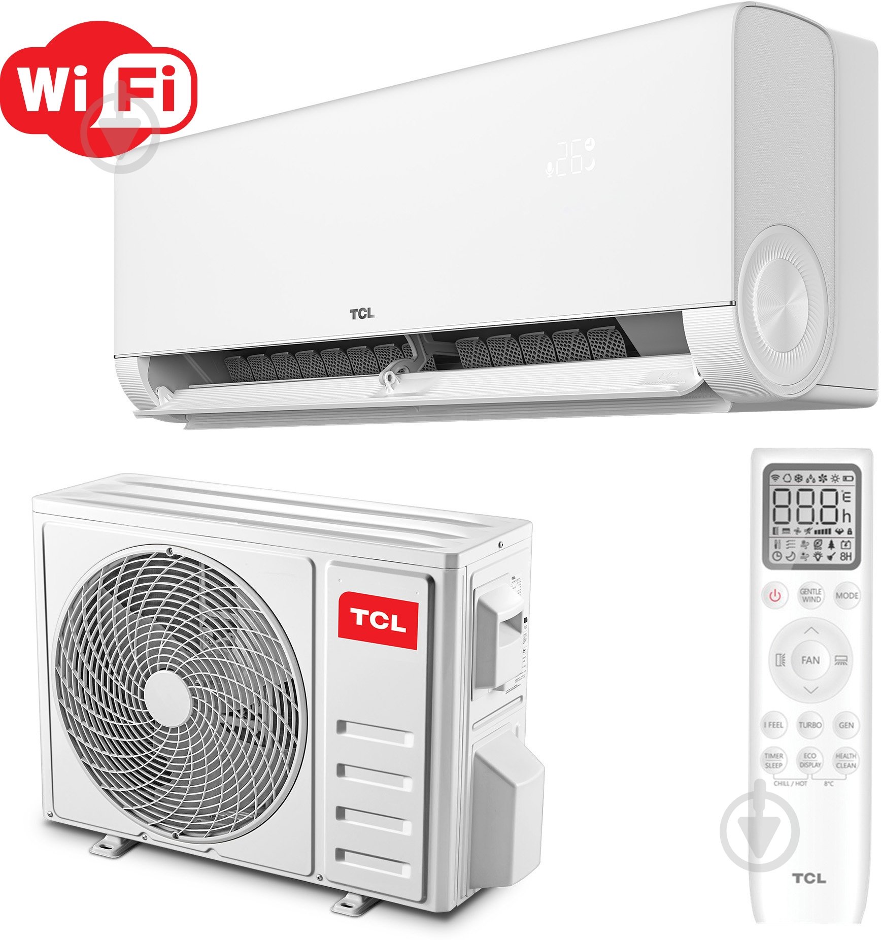 Кондиціонер TCL TAC-12CHSD/UG11V3AHB Heat Pump Inverter R32 WI-FI - фото 1 Кондиціонер TCL TAC-12CHSD/UG11V3AHB Heat Pump Inverter R32 WI-FI - фото 1