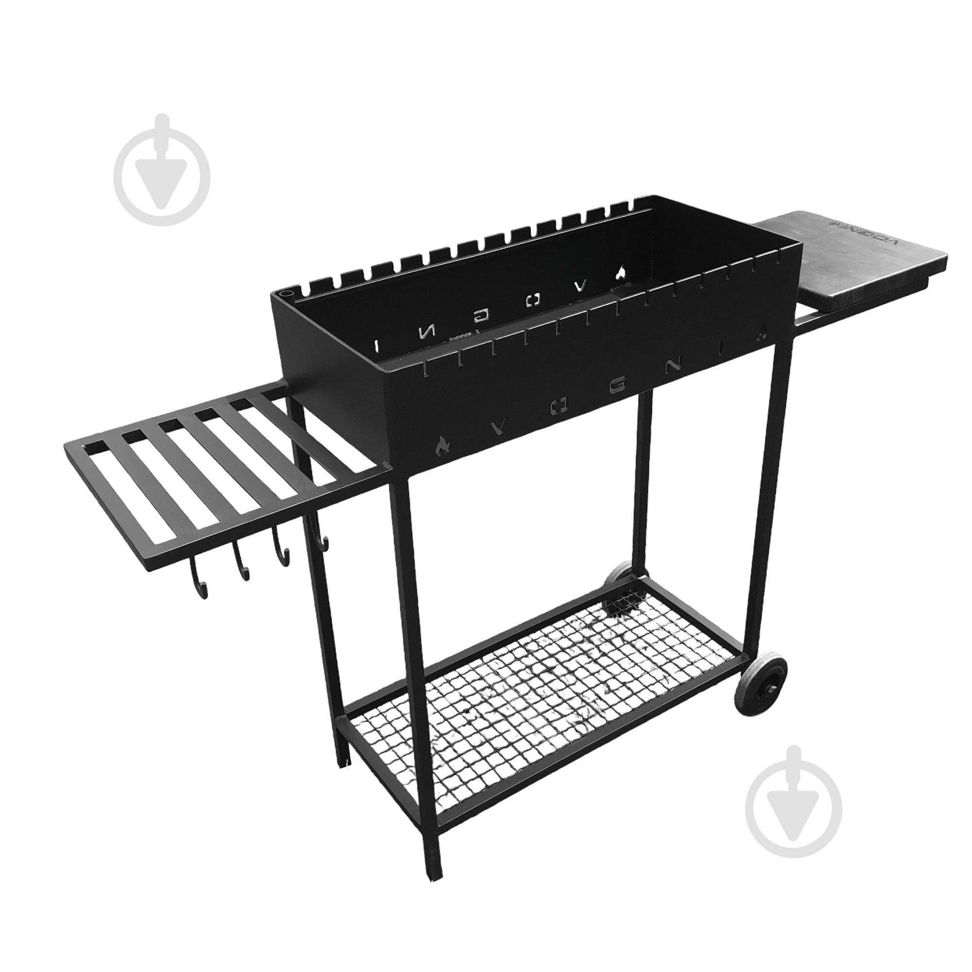 Мангал Vogni Home 700 сталь 5 мм (з решетка гриль,подставка под казан,кочерга,лопатка) - фото 1