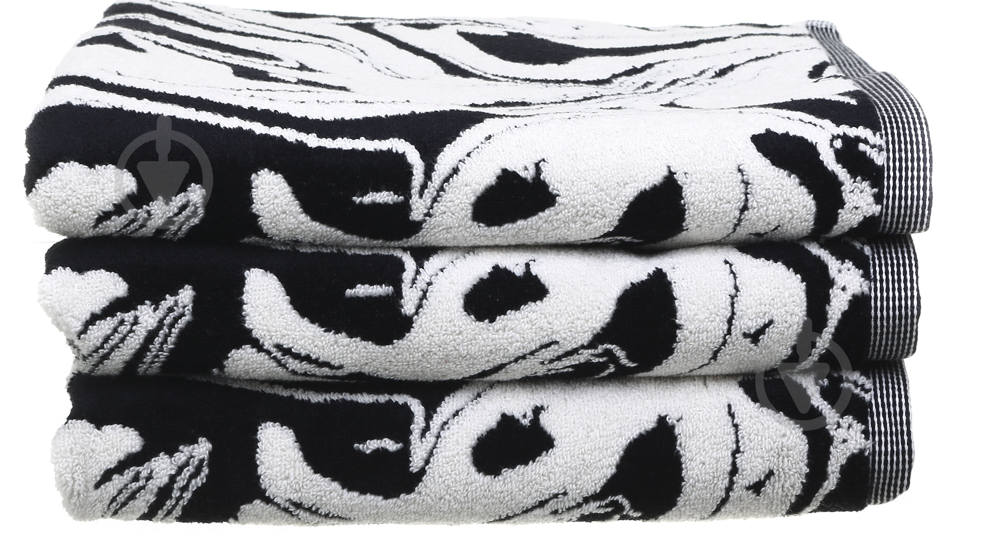 Полотенце Manchas 70x140 см черный - фото 1 Полотенце Manchas 70x140 см черный - фото 1