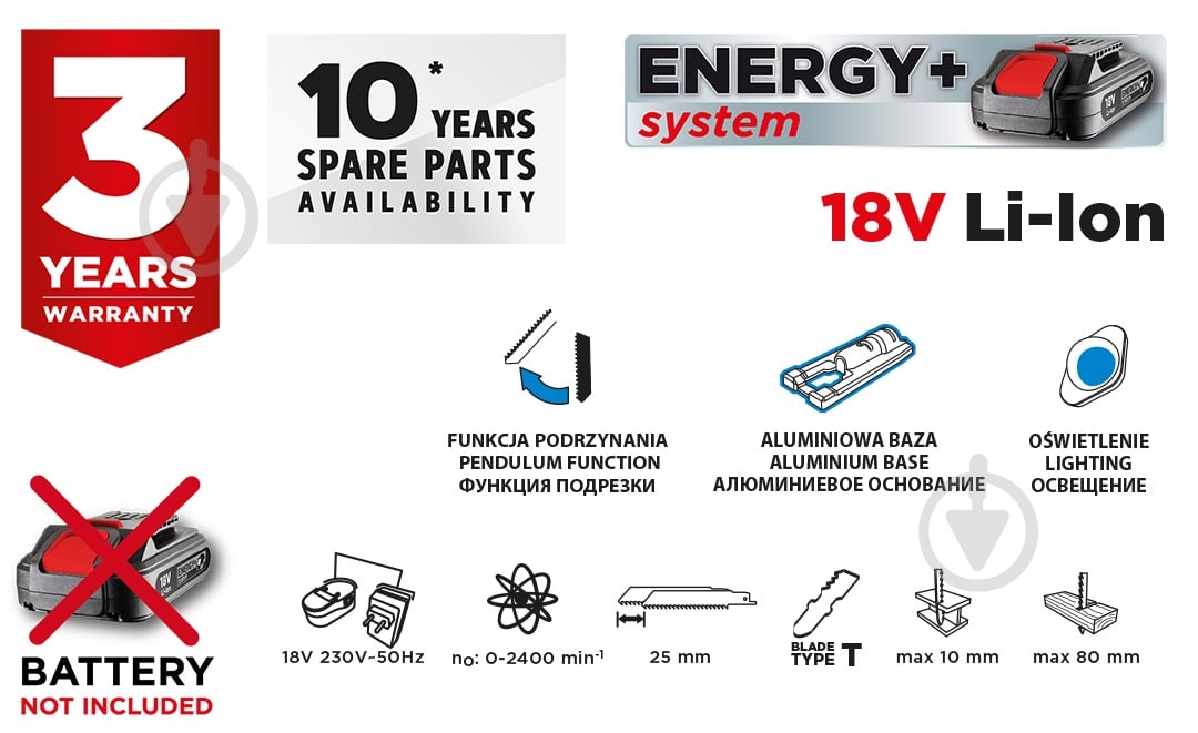 Электролобзик GRAPHITE 58g011 - фото 19