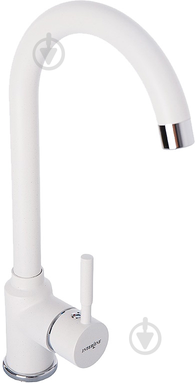 Смеситель для кухни Interline Tango white - фото 1