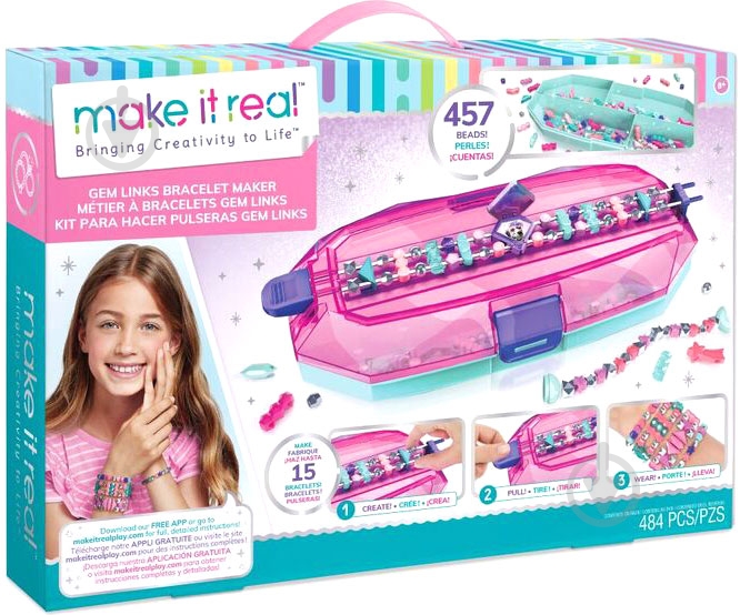 Набор для изготовления браслета Make it Real «Девичий клад» MR1512 - фото 1 Набор для изготовления браслета Make it Real «Девичий клад» MR1512 - фото 1