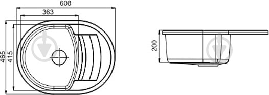 Мойка для кухни Interline BELLA black - фото 3