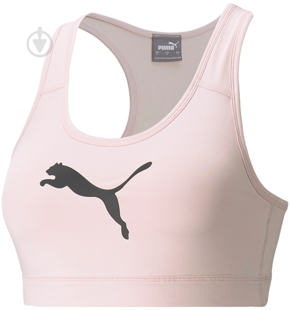 Бра Puma Mid Impact 4Keeps Bra 52030436 р.M розовый - фото 1