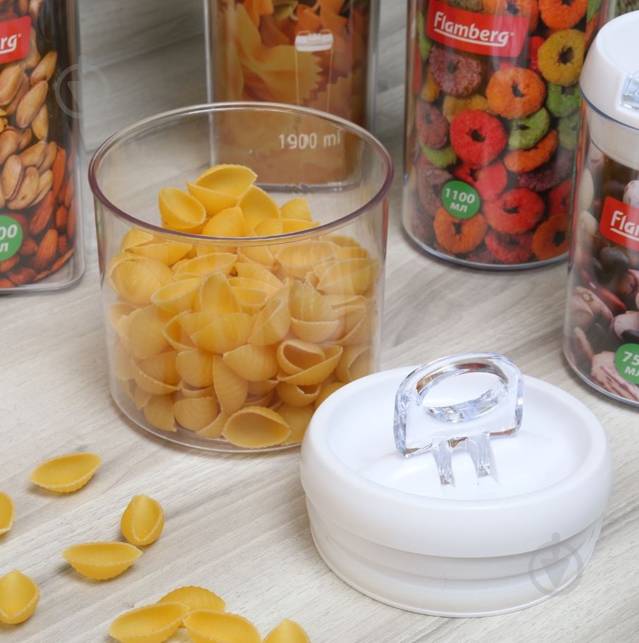 Банка для сипучих Flamberg Intra Round XL 1000 мл - фото 10