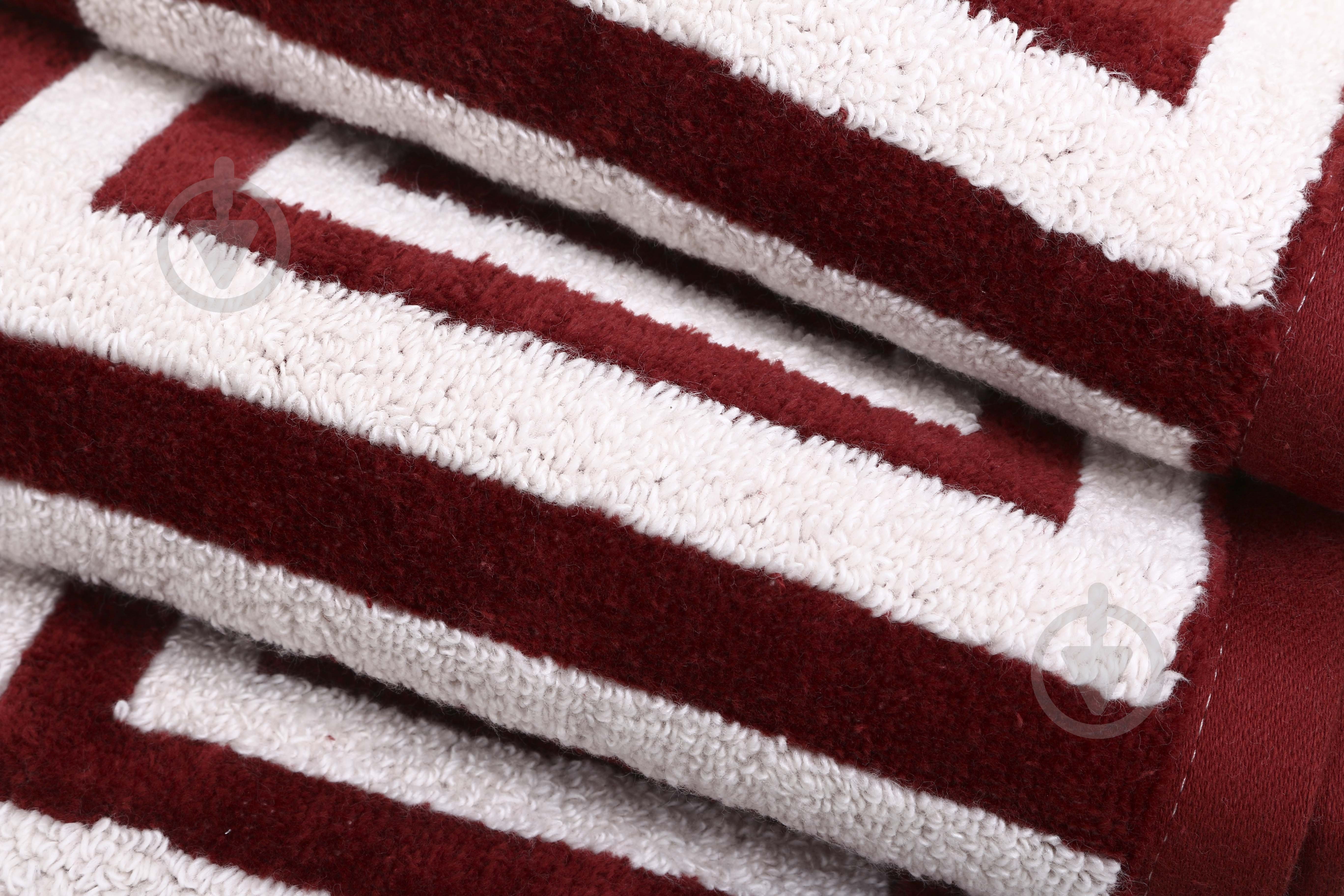 Полотенце Rombo 50x90 см красный - фото 2