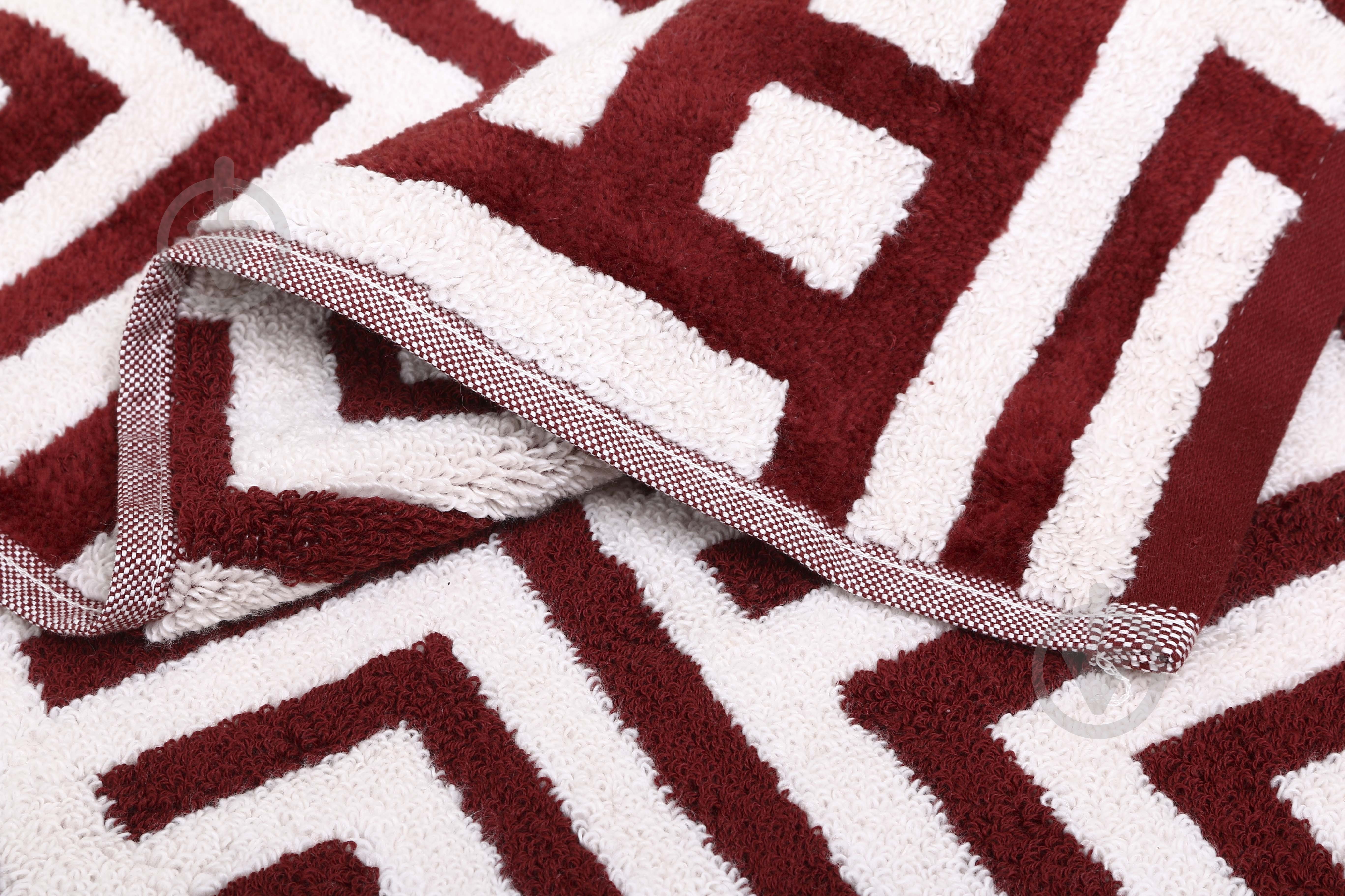 Полотенце Rombo 50x90 см красный - фото 3