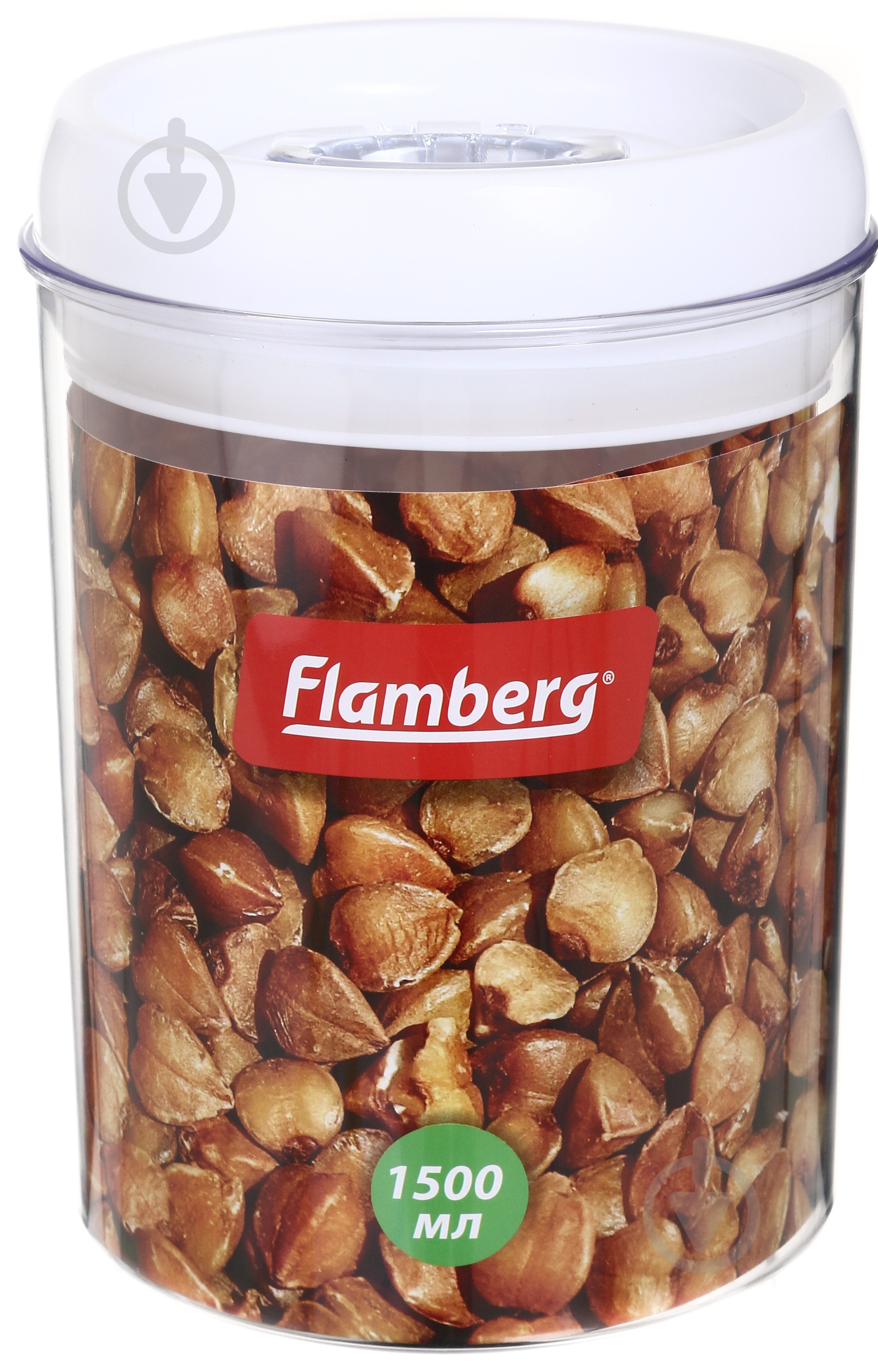 Банка для сыпучих Flamberg Intra Round XL 1700 мл - фото 1 Банка для сыпучих Flamberg Intra Round XL 1700 мл - фото 1