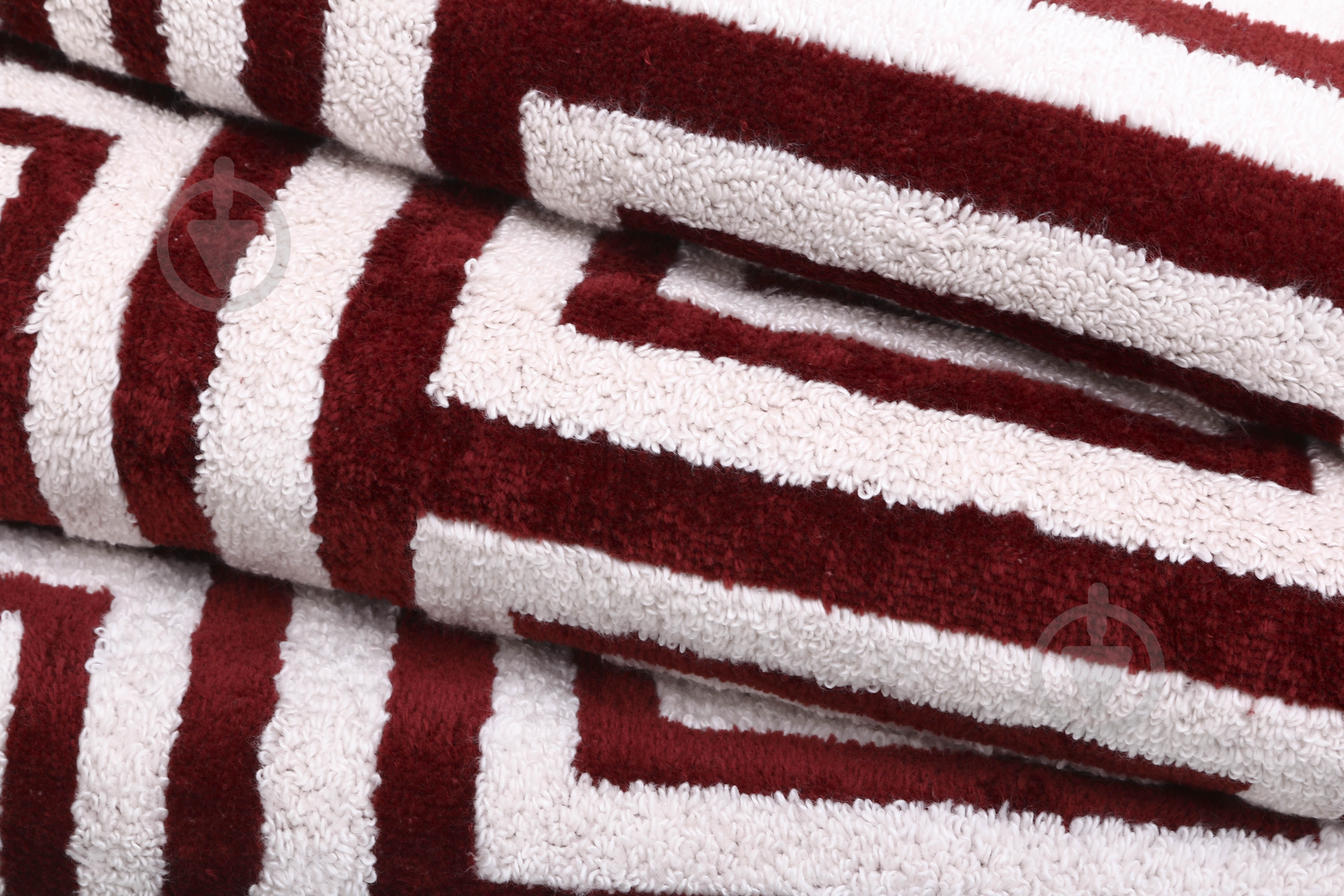 Полотенце Rombo 70x140 см красный - фото 2