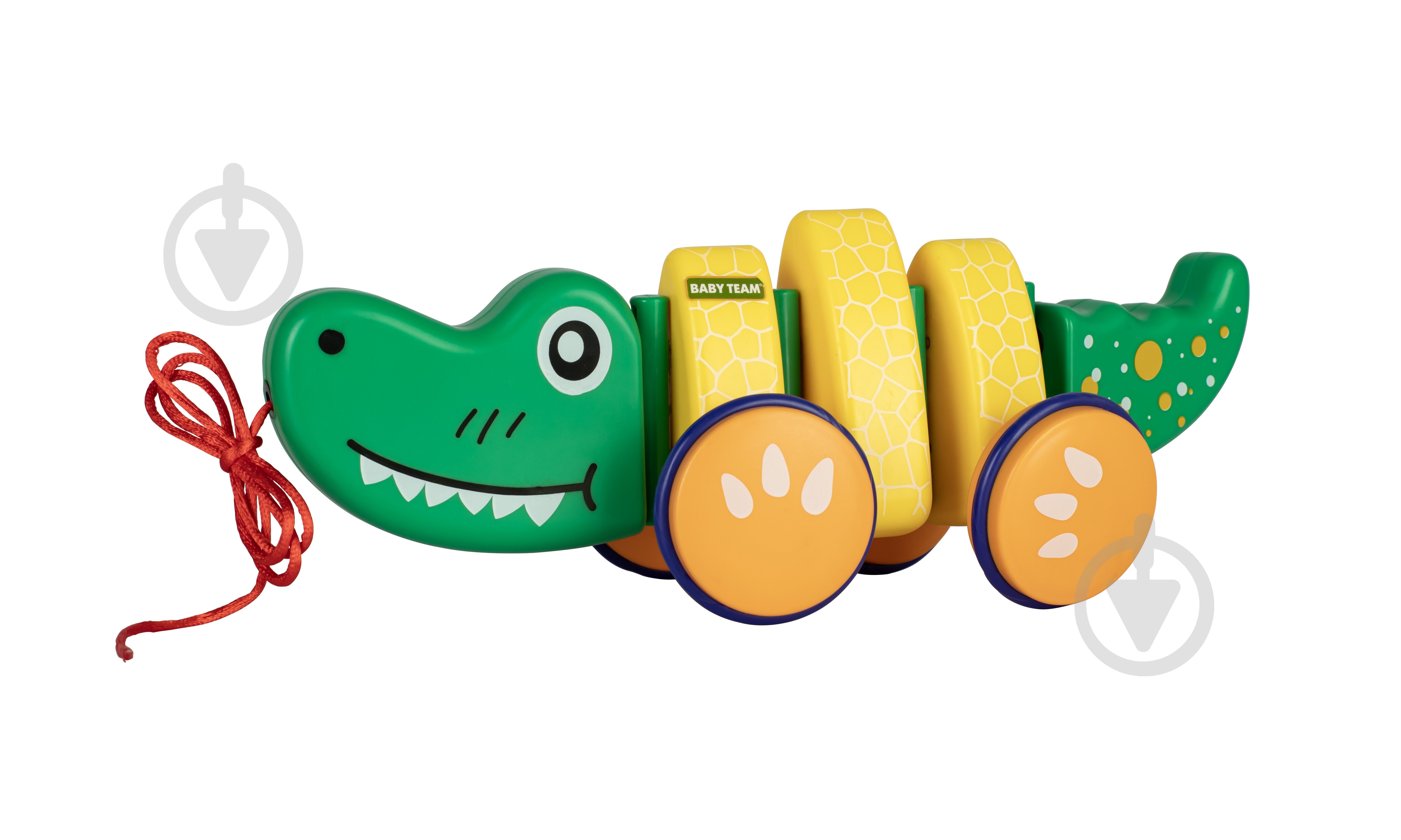 Игрушка-каталка Baby Team Крокодил 8664 - фото 1