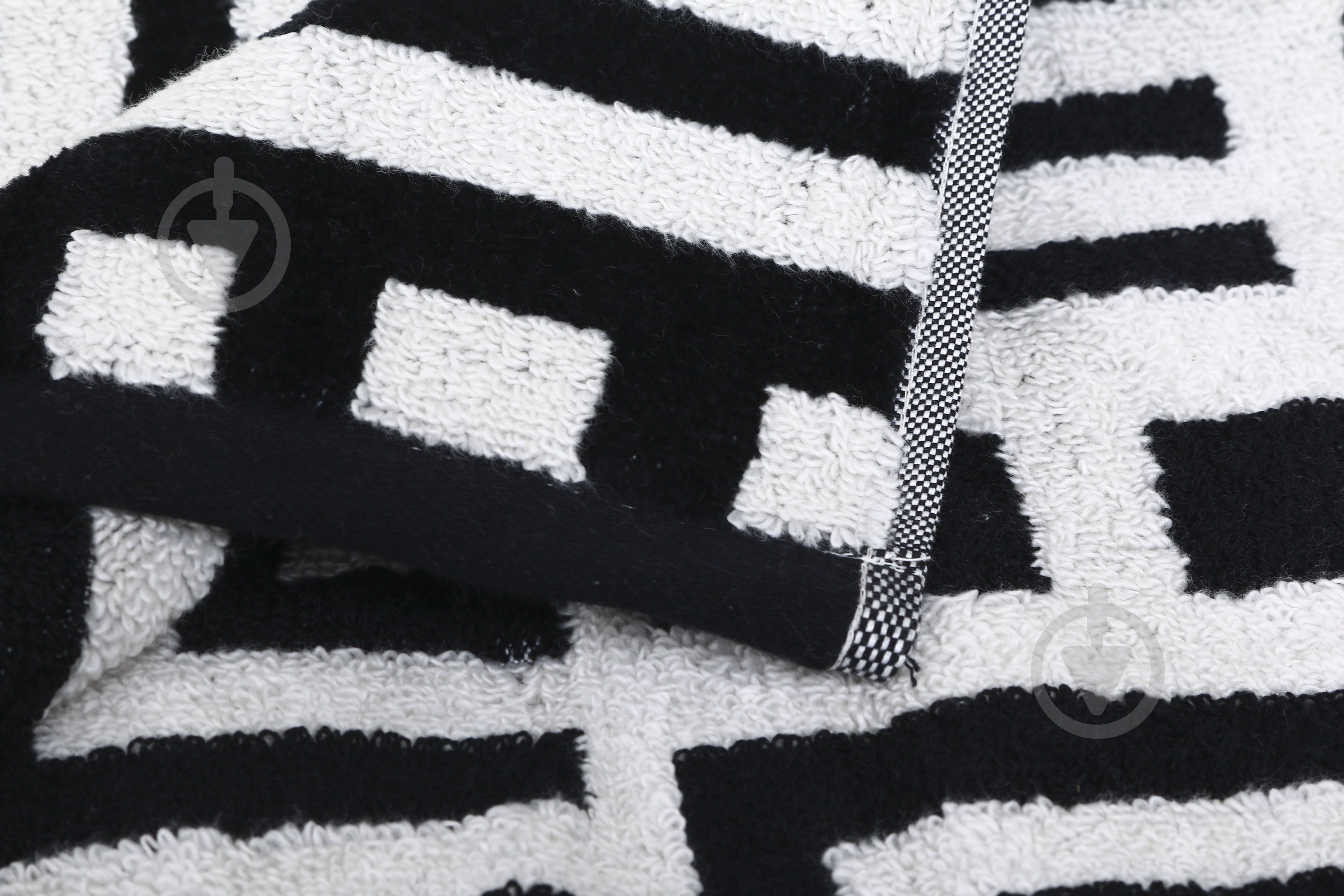 Полотенце Rombo 50x90 см черный - фото 4