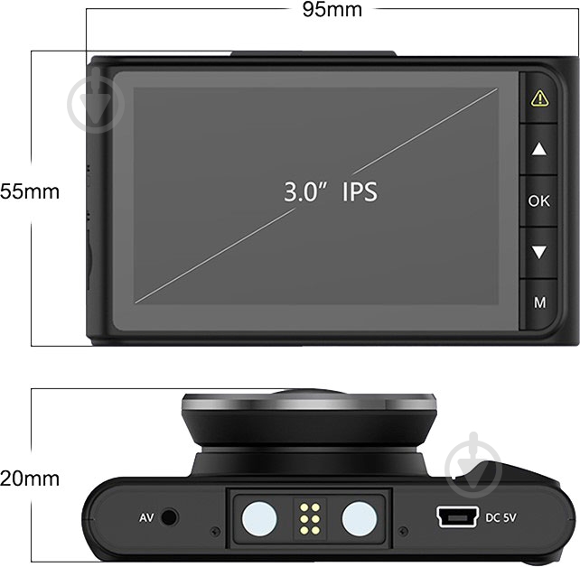 Відеореєстратор Aspiring EXPERT 5 DUAL, WI-FI, GPS, MAGNET - фото 7 Відеореєстратор Aspiring EXPERT 5 DUAL, WI-FI, GPS, MAGNET - фото 7