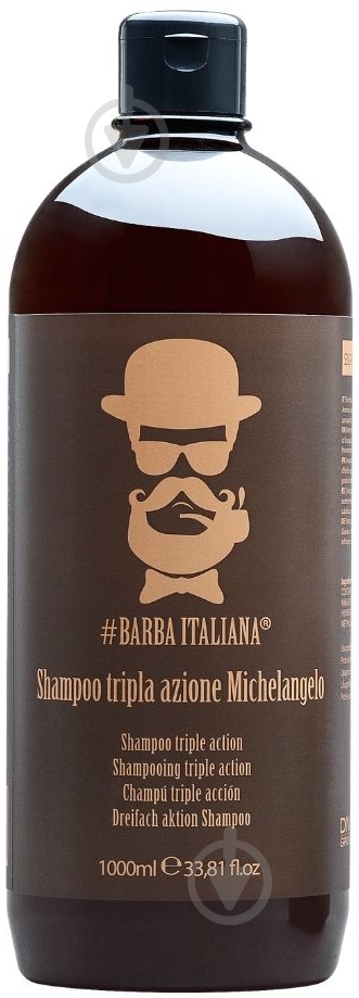 Шампунь Barba Italiana MICHELANGELO 1000 мл - фото 1