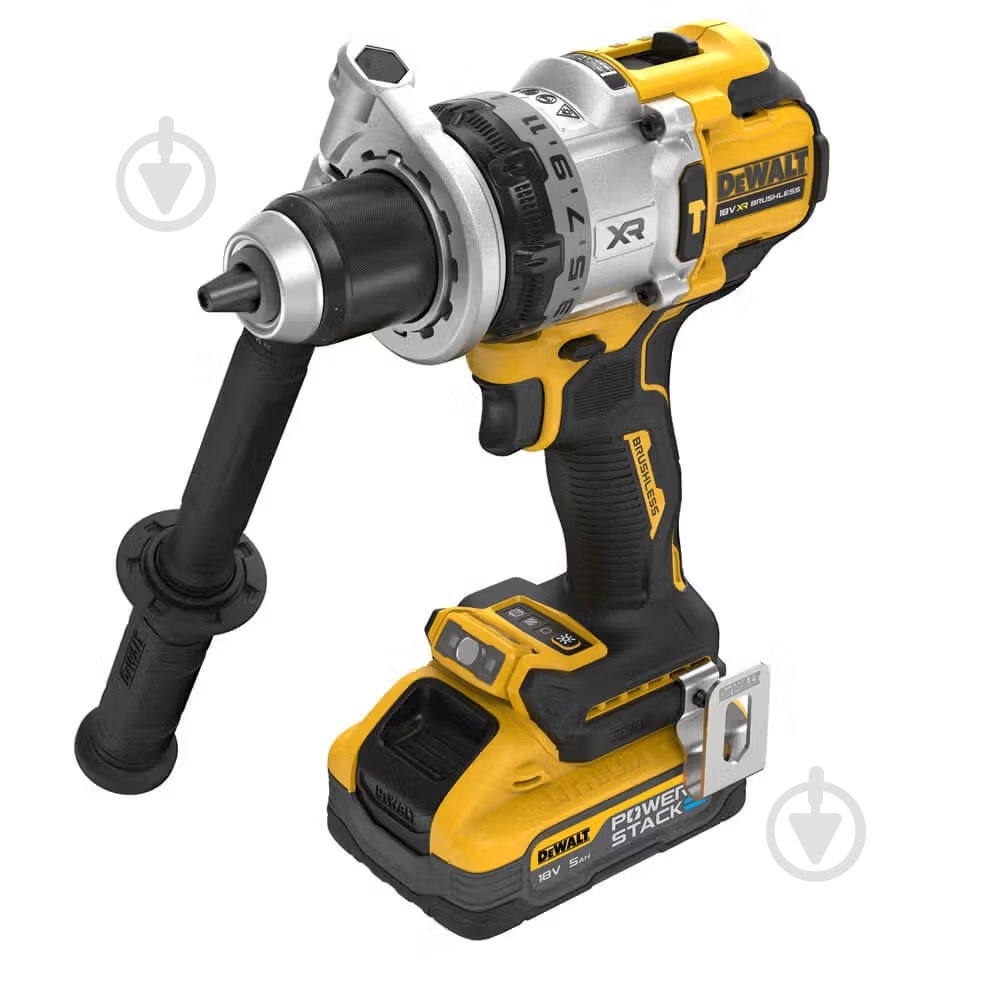 Шуруповерт ударный аккумуляторный DeWalt DCD1007H2T - фото 3