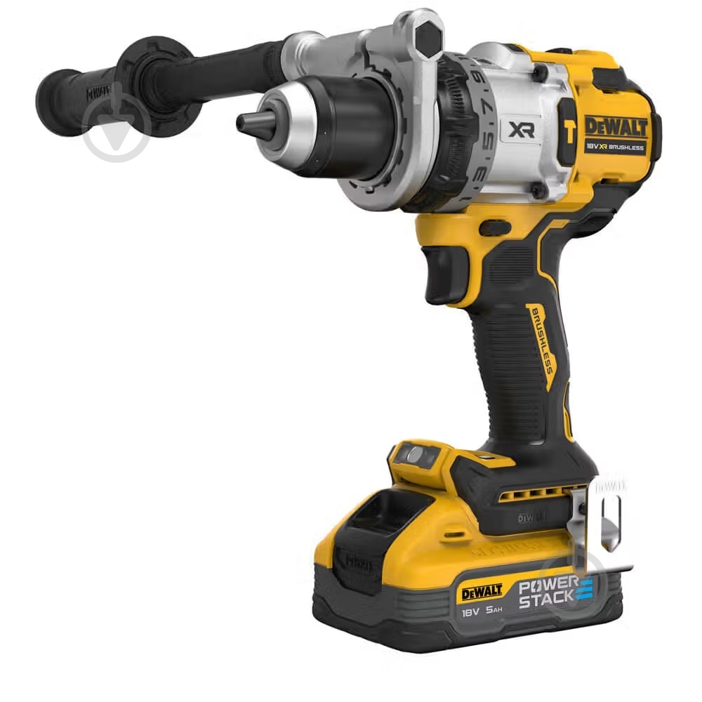 Шуруповерт ударный аккумуляторный DeWalt DCD1007H2T - фото 1