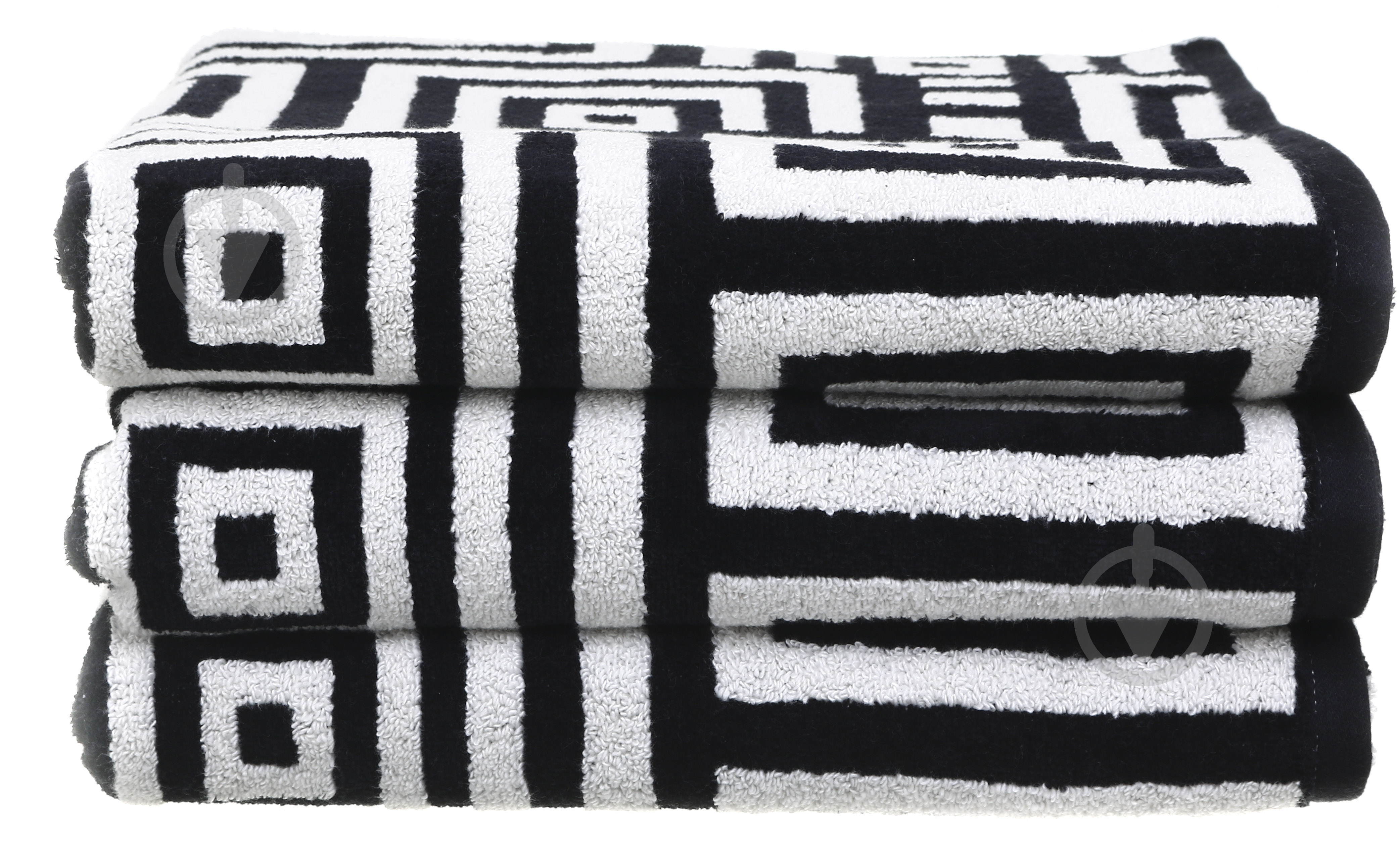 Полотенце Rombo 70x140 см черный - фото 1