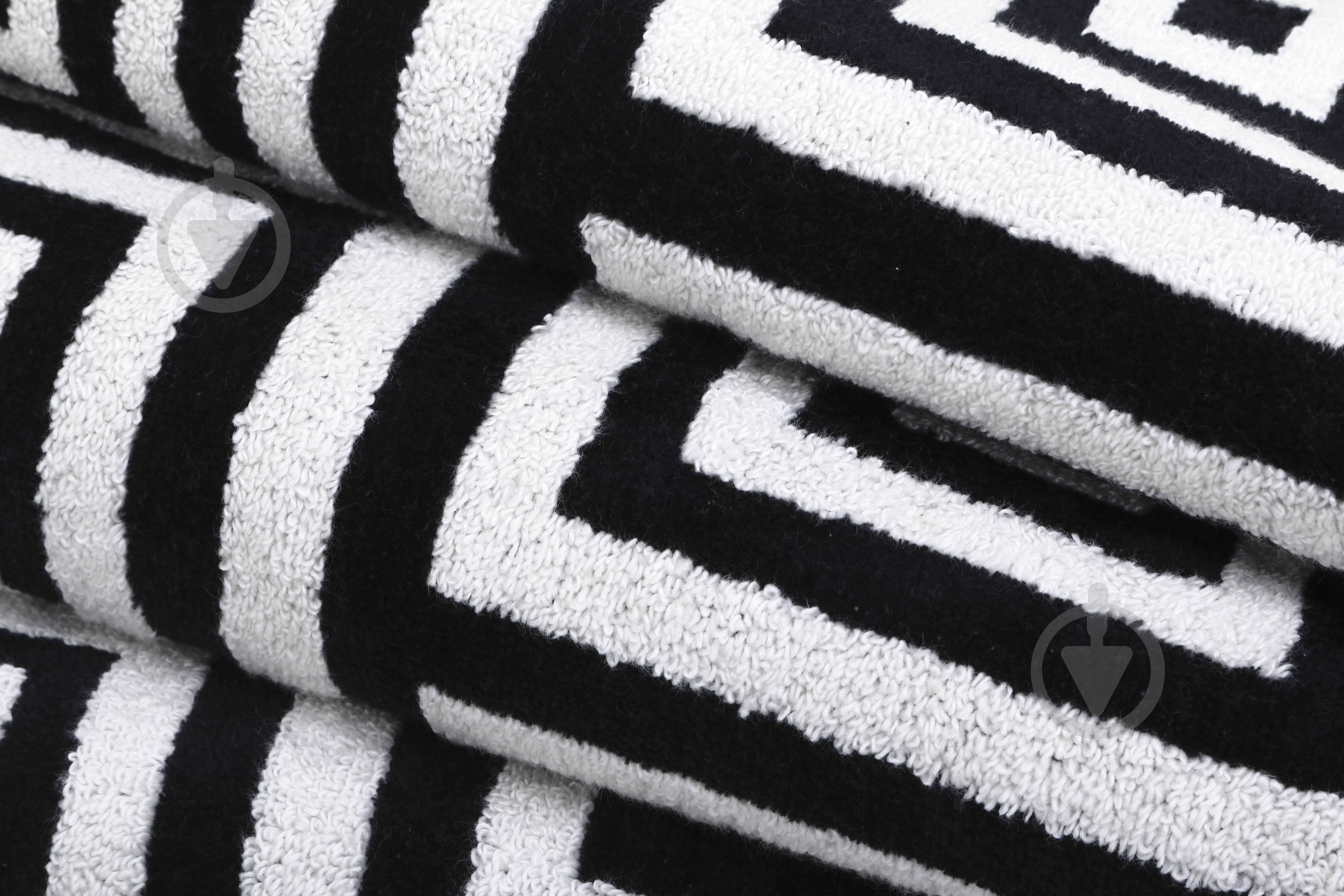 Полотенце Rombo 70x140 см черный - фото 2