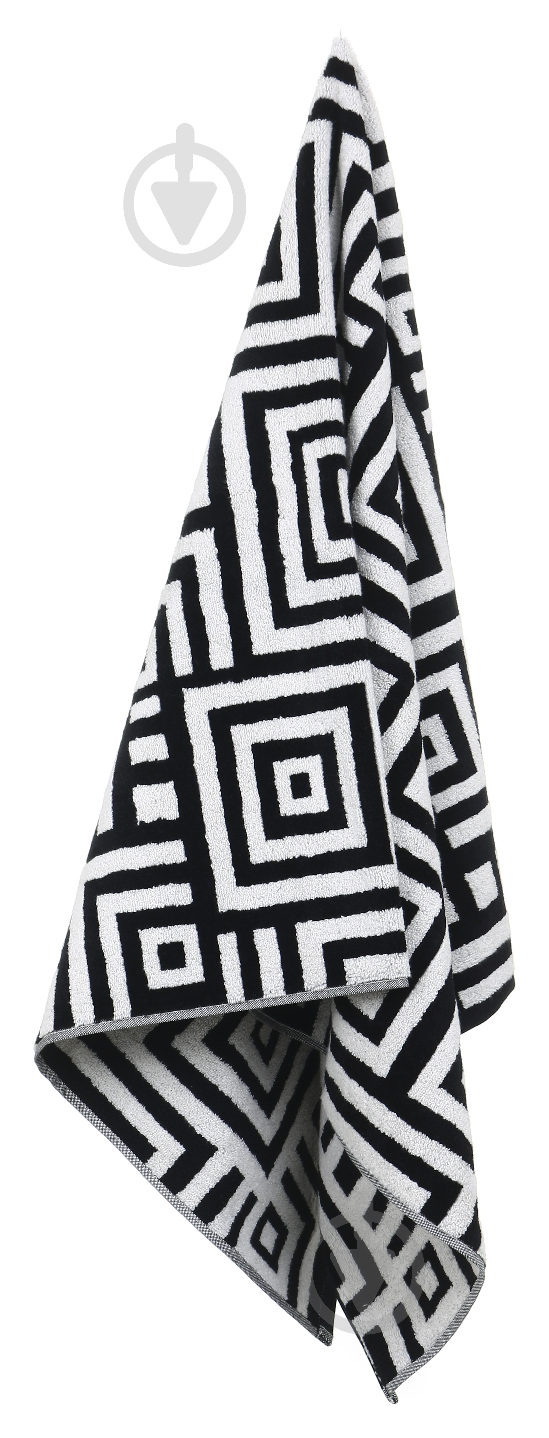 Полотенце Rombo 70x140 см черный - фото 5