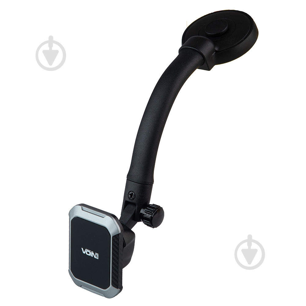 Держатель для мобильного телефона Voin UHV-3008 BK/GY черный - фото 1