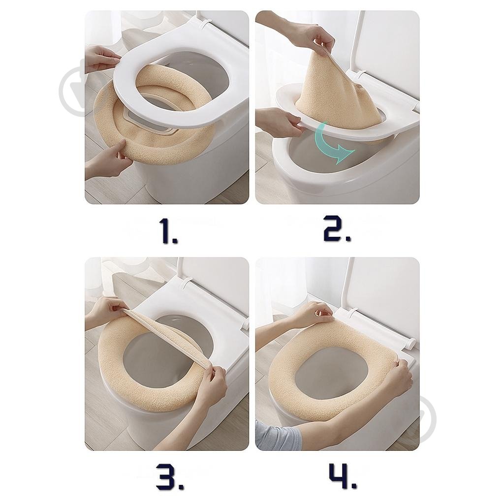 Накладка на унитаз MVM BA-28 Beige - фото 3