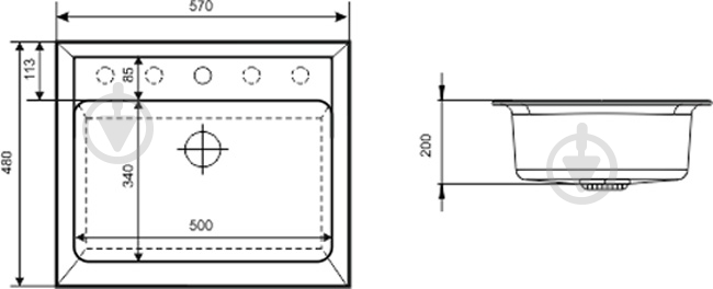 Мойка для кухни Interline BRUT MAXI white - фото 3