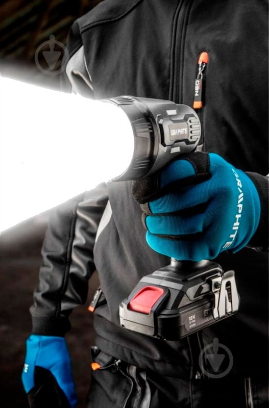 Фонарь GRAPHITE Energy plus 18 V 58G007 - фото 17