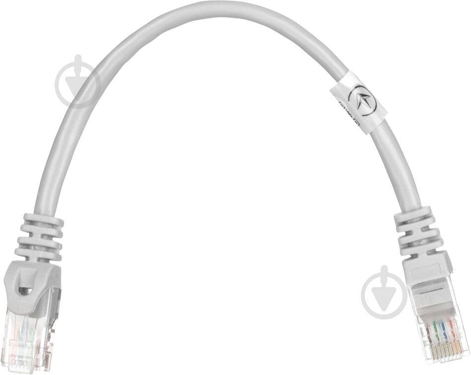 Патч-корд 2E PC5ECA - 020GRY Cat 5e / RJ45 / 26AWG 0,2 м серый - фото 2 Патч-корд 2E PC5ECA - 020GRY Cat 5e / RJ45 / 26AWG 0,2 м серый - фото 2