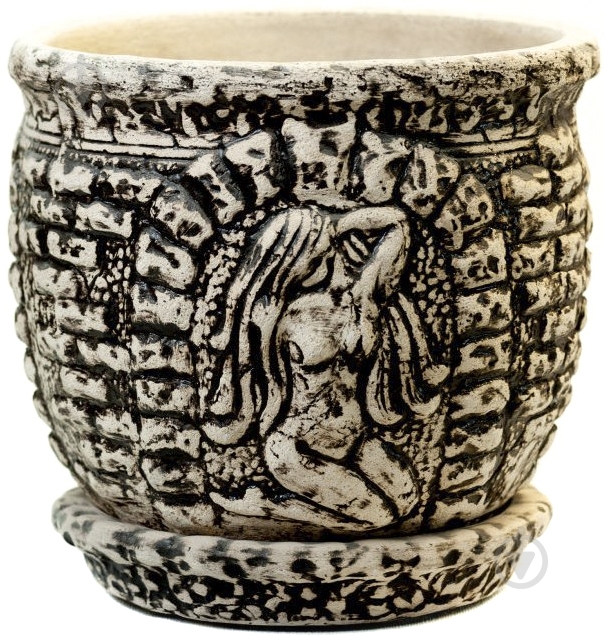 Горщик шамотний Оріана-Запоріжкераміка Грація №2 круглий 8 л коричневий - фото 1 Горщик шамотний Оріана-Запоріжкераміка Грація №2 круглий 8 л коричневий - фото 1