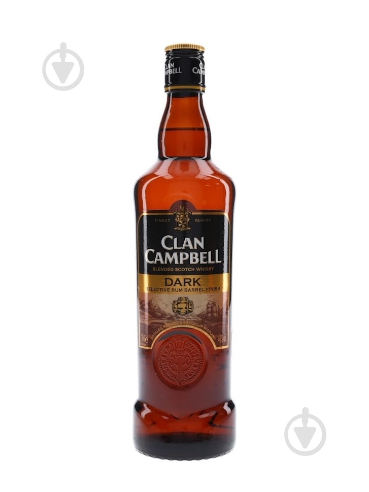Виски Clan Campbell Dark 40% 0,7 л - фото 1