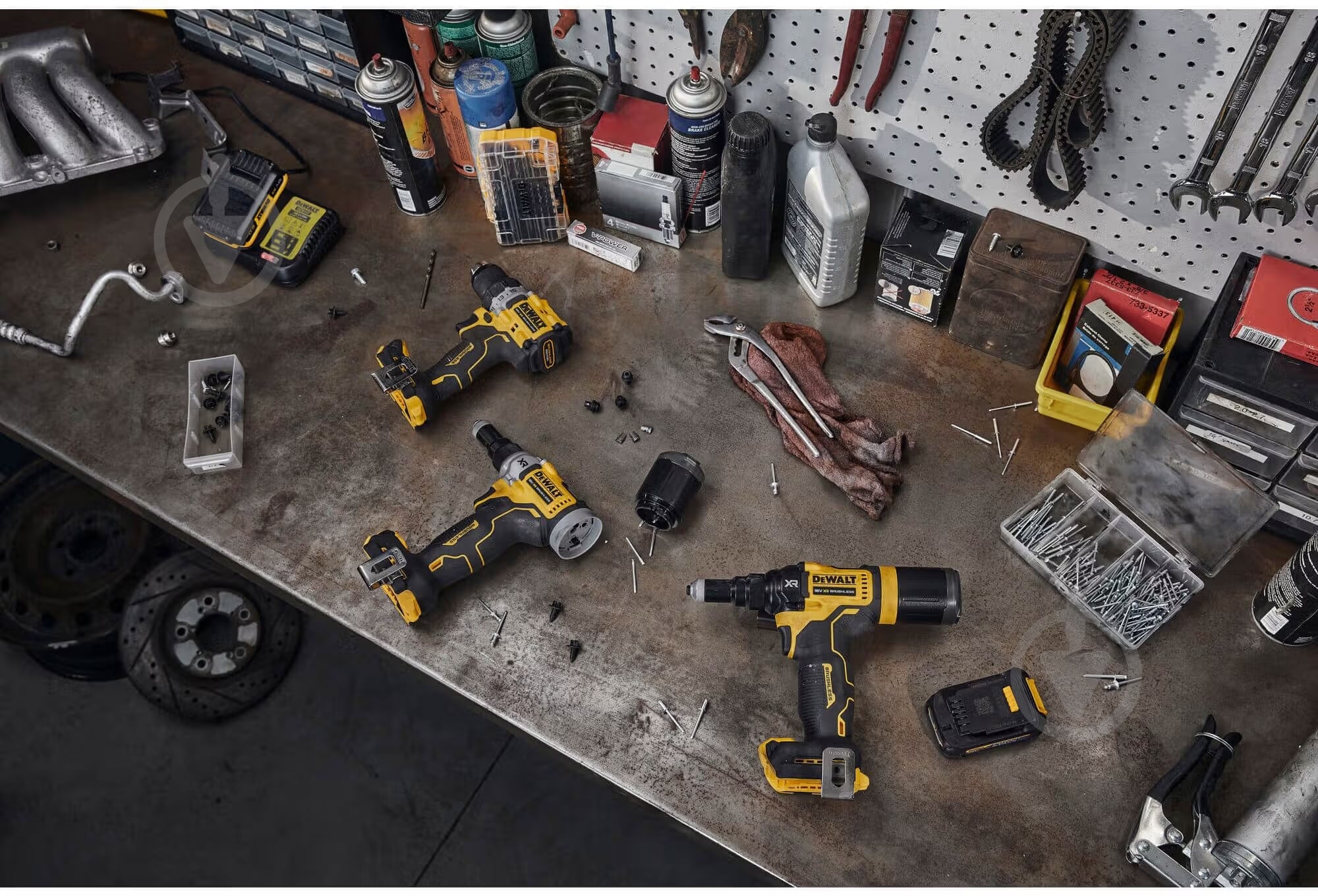 Заклепочник аккумуляторный DeWalt DCF414E2GT - фото 9