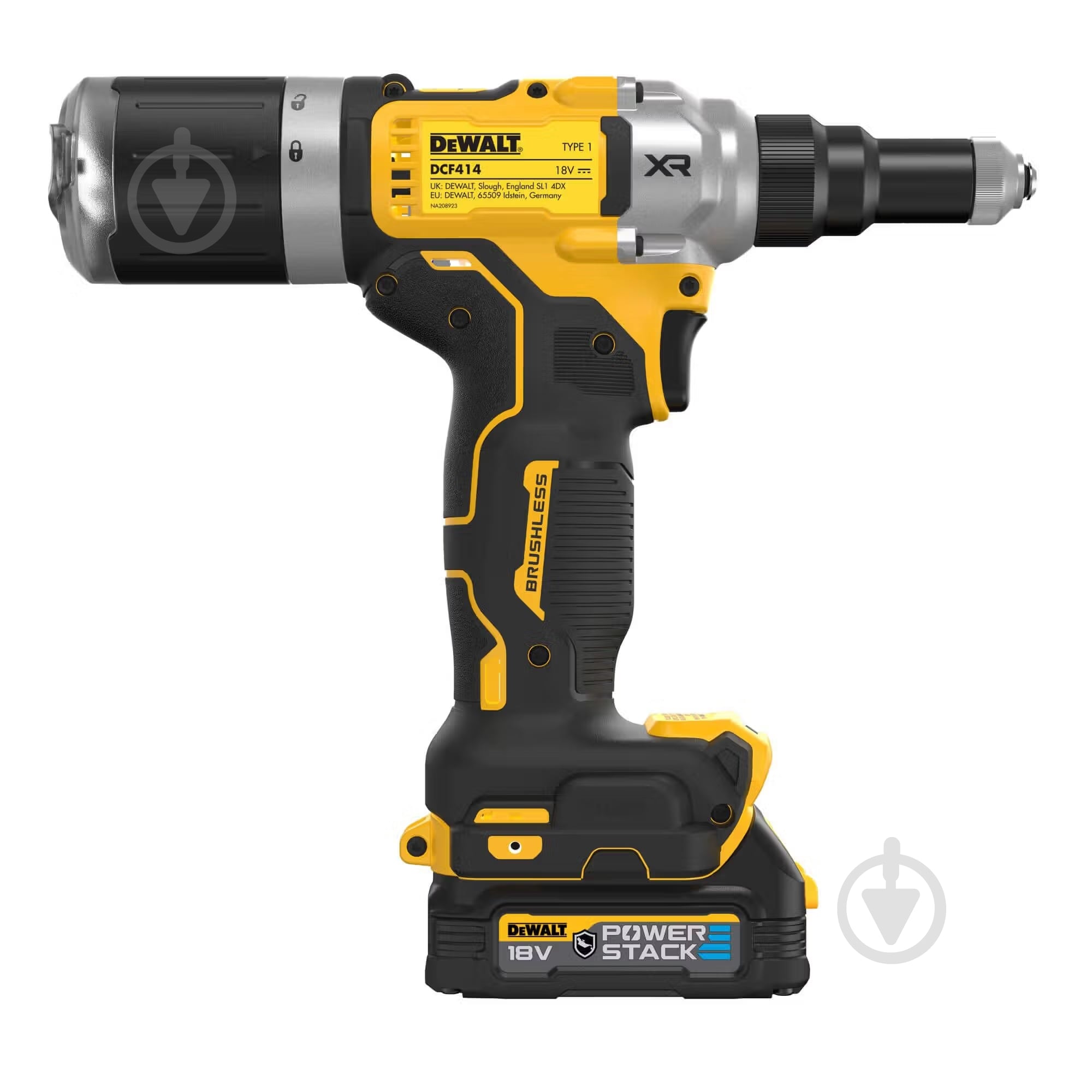 Заклепочник аккумуляторный DeWalt DCF414E2GT - фото 4