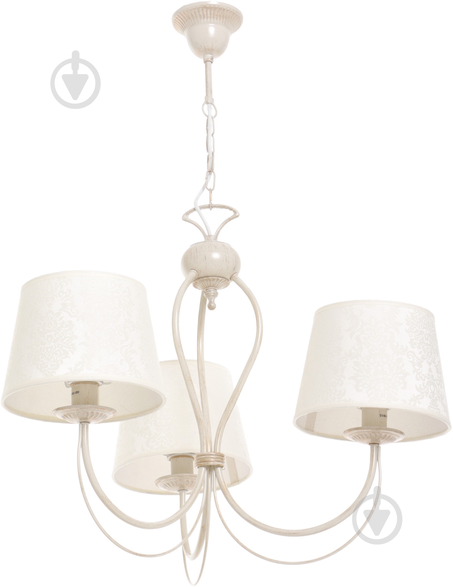 Люстра подвесная ALFA IRMA 3xE14 бежевый 20913 - фото 2 Люстра подвесная ALFA IRMA 3xE14 бежевый 20913 - фото 2