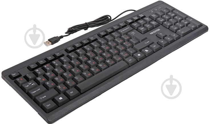 Клавиатура Maxxter (KB-112-U) black - фото 2 Клавиатура Maxxter (KB-112-U) black - фото 2