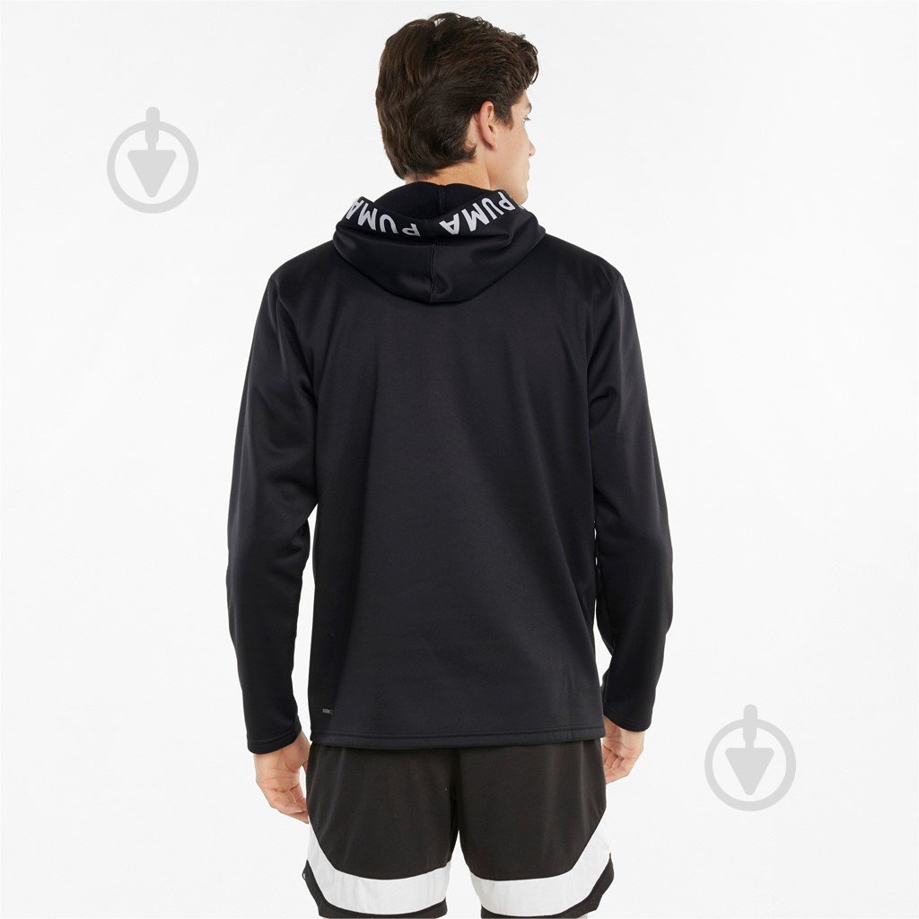 Джемпер Puma TRAIN PWR FLEECE HOODIE 52089301 р.L черный - фото 4