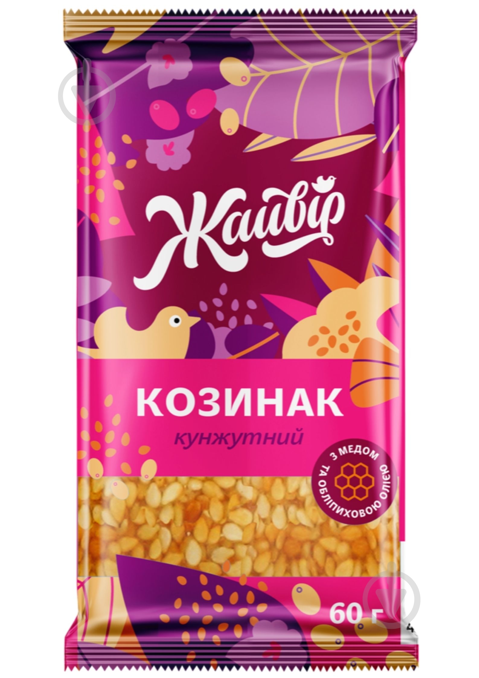 Козинаки ЖАЙВІР с кунжута 60 г (4820007053603) - фото 1