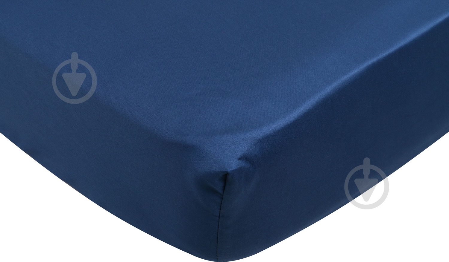 Простынь на резинке Solid 160x200 см синий Luna - фото 1
