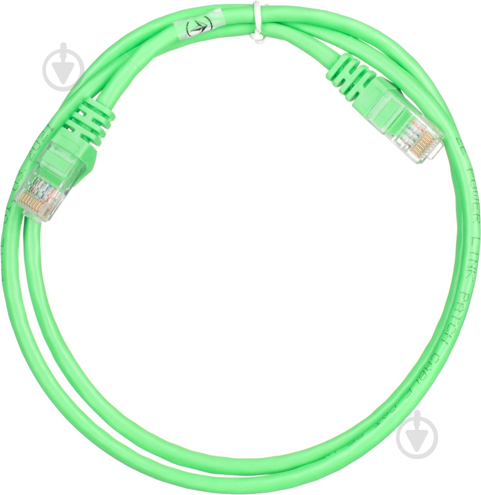 Патч-корд 2E PC5ECA - 100GRN Cat 5e / RJ45 / 26AWG 1 м зеленый - фото 2