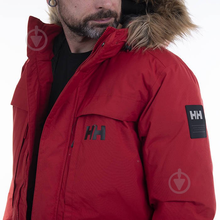 Куртка мужская зимняя Helly Hansen NORDSJO PARKA 53488-162 р.L красная - фото 3