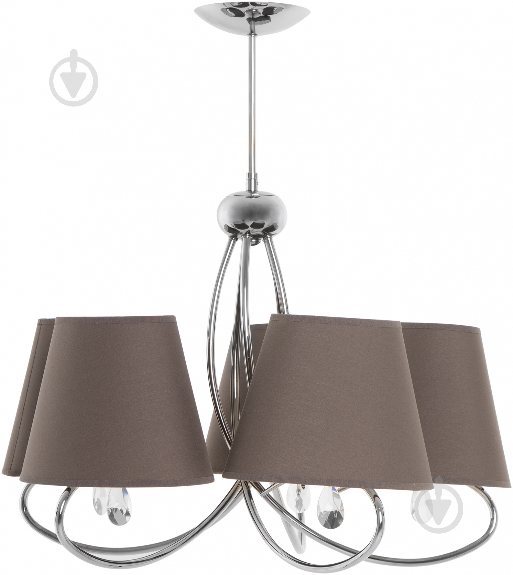 Люстра подвесная ALFA SIENA 5xE14 шоколадный - фото 2 Люстра подвесная ALFA SIENA 5xE14 шоколадный - фото 2