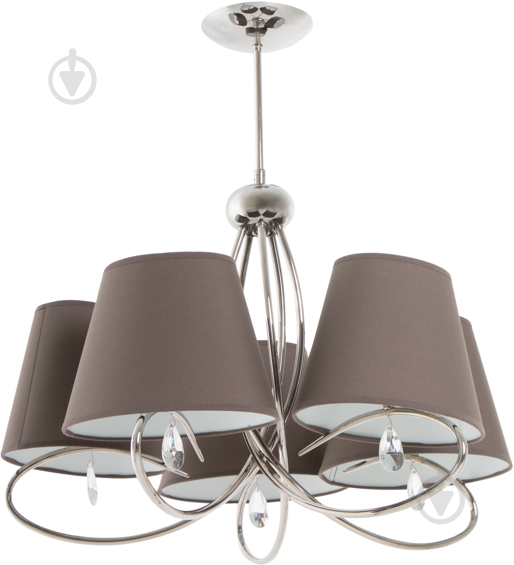 Люстра подвесная ALFA SIENA 5xE14 шоколадный - фото 1 Люстра подвесная ALFA SIENA 5xE14 шоколадный - фото 1