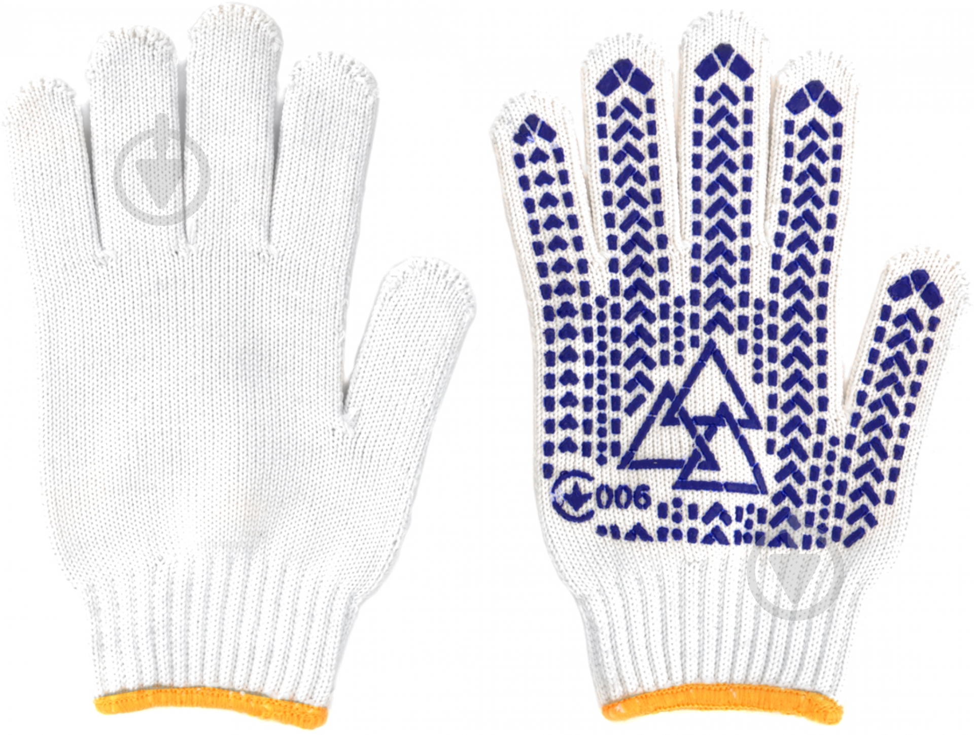 Рукавички MasterOK MASTER-80Т трикотажні з покриттям ПВХ крапка XL (10) - фото 2